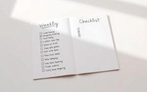 weekly cleaning checklist