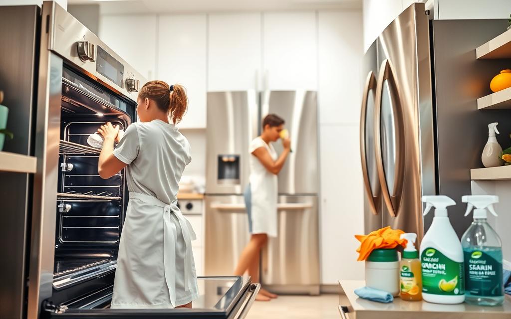 deep kitchen cleaning
