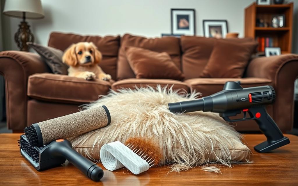 pet hair cleaning