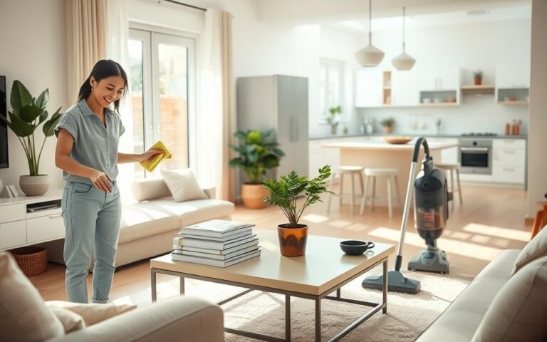 how to keep house clean with minimal effort