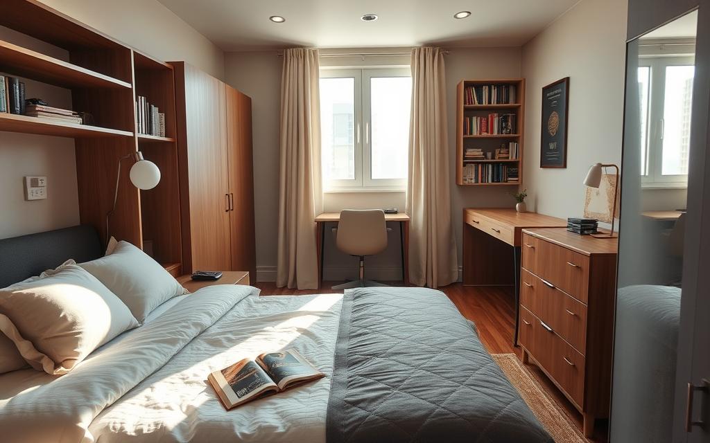 how to organize bedroom with little space