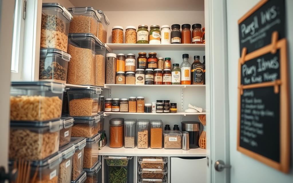 how to organize pantry with limited space