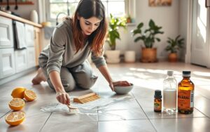 natural ways to clean tile grout at home